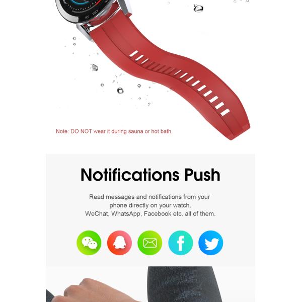 L26 Smartwatch 370mAh Lithium Battery ECG Waterproof Sports  apply To Huawei