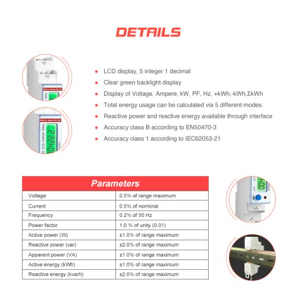 EM115-Mod-DO DC 5 45 A Modbus Control Output Remote Digital Display and MID Certificate