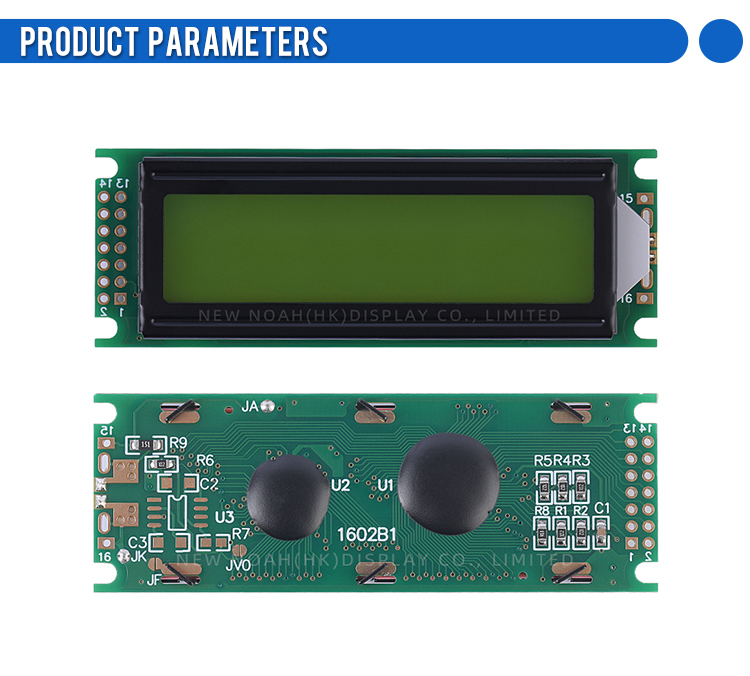 Cyrillic Yellow Green Film 1602B1 Liquid Crystal Display Interface ST7066U Industrial Control 
