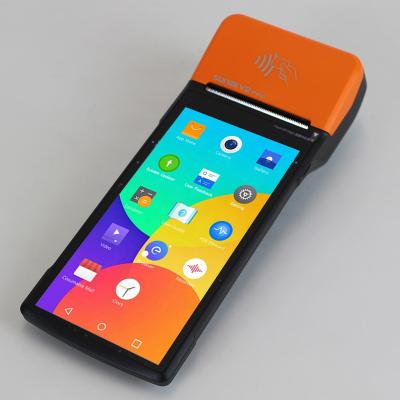 Système tenu dans la main sans contact de position d'Android 7,1 avec l'imprimante de 58mm