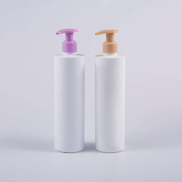 Round Shape 360ml Dispensing Cleansing Shampoo Body Washes Bottles