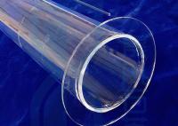 Tubo de vidro de quartzo de OD300mm SIO2 para a flange da fornalha de tubo
