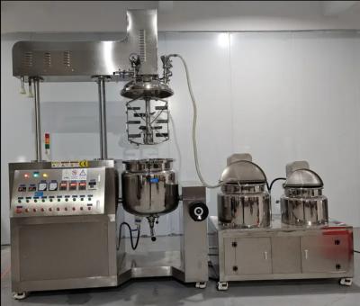50L de vacío cosmético homogeneizador mezclador de tanque para la crema para el cuidado de la piel