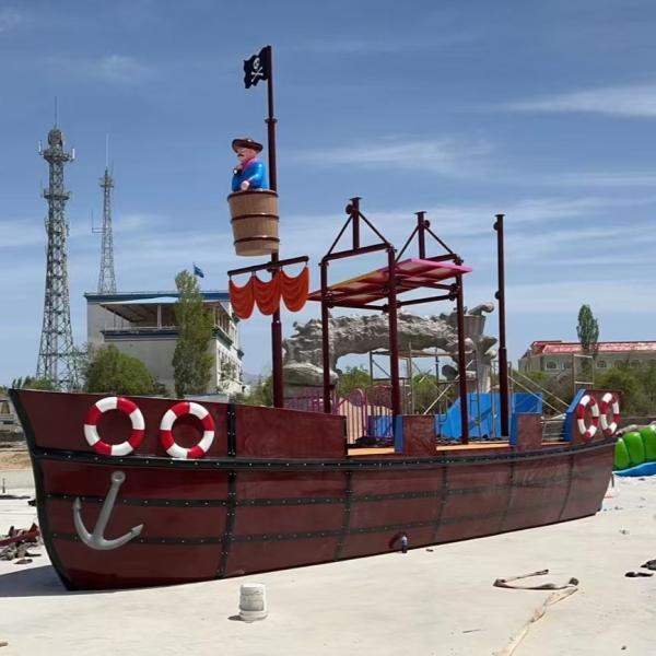 Toboggan aquatique en fibre de verre pour parcs aquatiques, équipement de parc, antidérapant