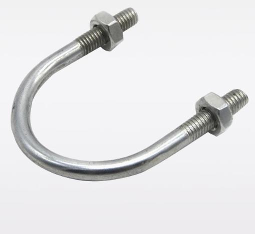 Stainless Steel/carbon Steel U-bolt Galvanized U-shaped Pipe Clamp  Various Specifications Pipeline Fixture Fixation