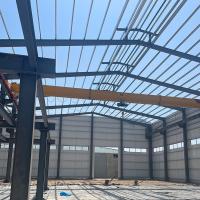 Salle d' exposition des structures industrielles en acier, entrepôt des bâtiments en acier préfabriqués
