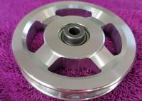 4.5 Inch Multifunction Fitness Equipment Steel Cable Pulley Wheels For Health Clubs
