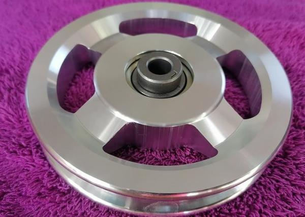 4.5 Inch Multifunction Fitness Equipment Steel Cable Pulley Wheels For Health Clubs