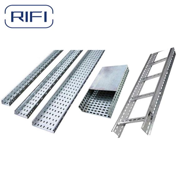 Customized Steel Aluminum FRP Electrical Cable Tray For Height 50-200mm