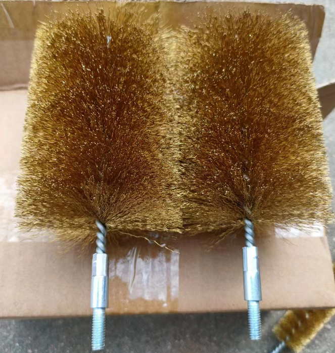 Stainless steel pipeline brush, extended inner hole, deburring, rust removal, electric polishing and polishing