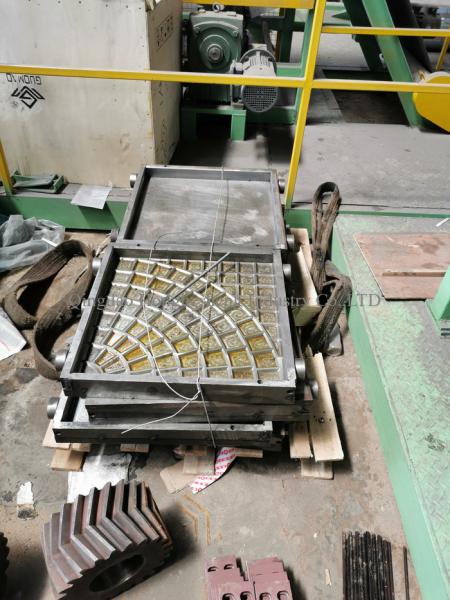50 Ton 550*550 Paver Tile Making Machine Four Flooring Tile Rubber Mold Vulcanizer