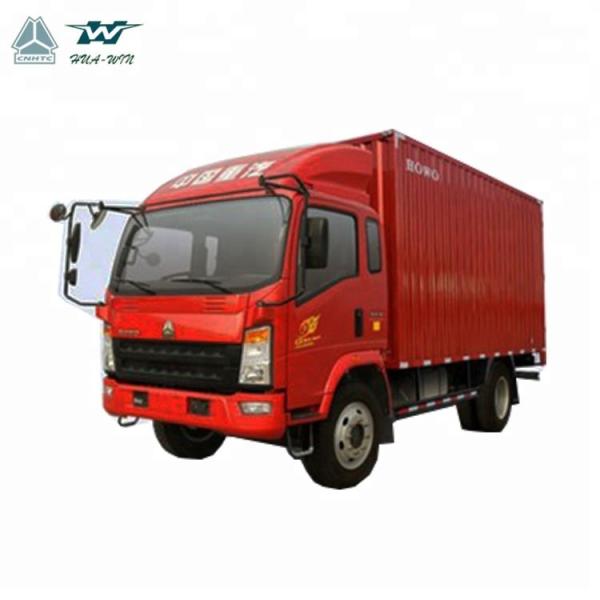 Sinotruk 4x2 Howo Utility Vans Cargo Truck for sale 3~5 tons