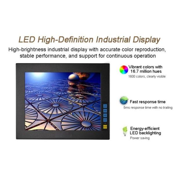 ZXTLCD Ordenador de control industrial de 21,5 pulgadas totalmente cerrado, a prueba de polvo, IP65, resistente al agua, multitáctil, a prueba de vapor, montaje empotrado con serie alta