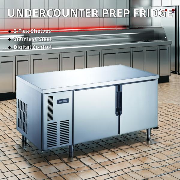 Commercial Direct Tabletop réfrigérateur congélateur Sous-table Préparation du travail Chiller tiroir Restaurant Supermarché Cuisine Glace