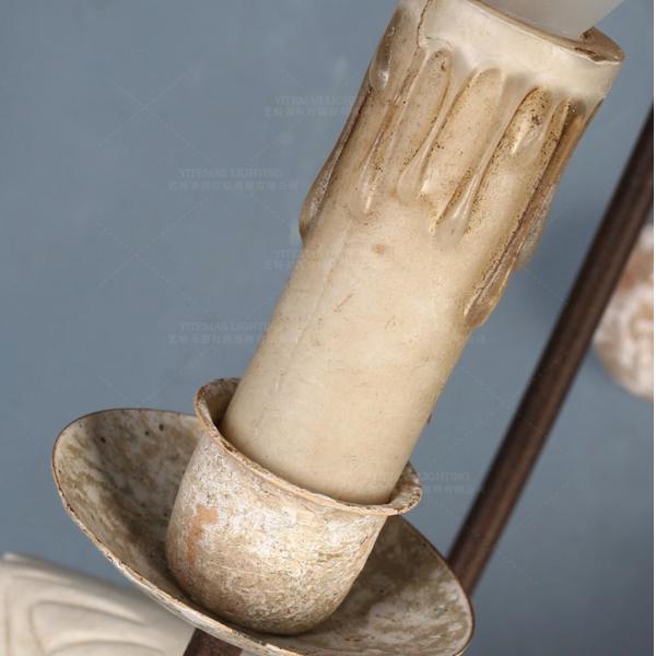 Retro bird wall lamp french vintage white wood wall sconce rustic wall lamp （WH-VR-70)