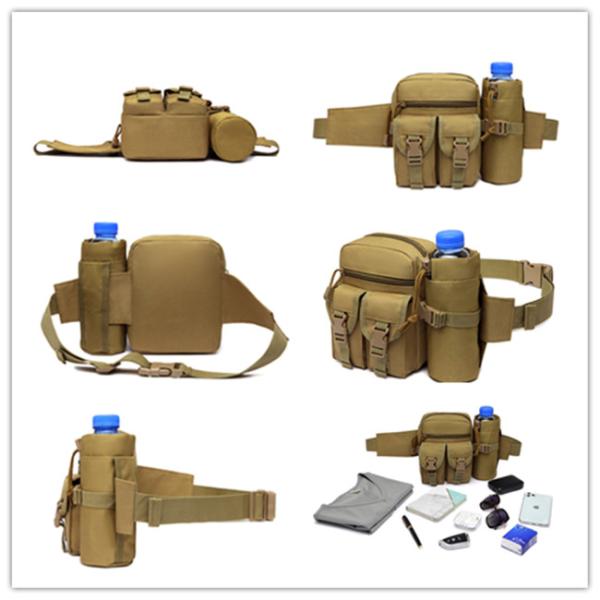 Abrasion Resistant Detachable Tactical Waist Bag 800D Oxford