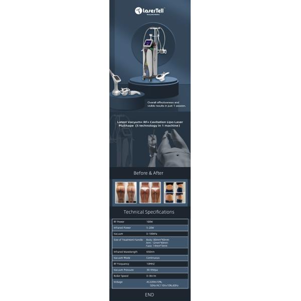 30 W Vacuum Roller Face Lift  Machine