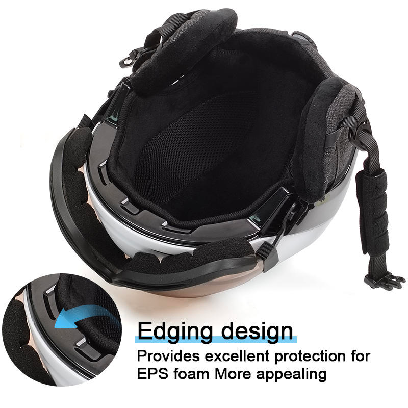 Skate Helmet Unisex Custom Dual Sport Ski Snowboard Helmet Skiing Winter Goggles Equipment Gear Custom
