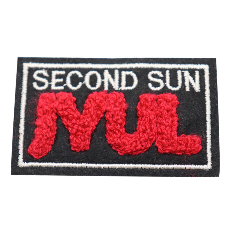 Custom Embroidered Large Patch Designer 3d Embroidery Iron on Chenille Patches for Men's Jackets
