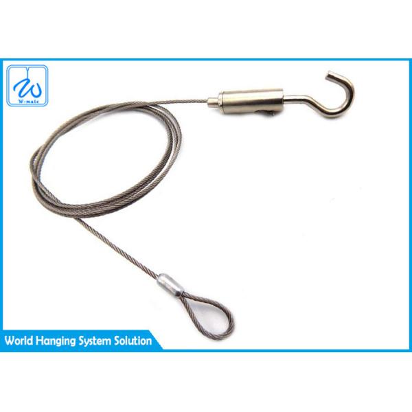 Galvanized Hooks Wire Suspension Hanging Kit For LED Track Lighting