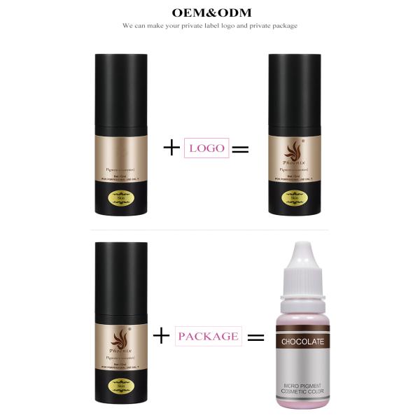 Plant Extract Pure Eyebrow Lip Permanent Makeup Pigments Body Art Tattoo Ink