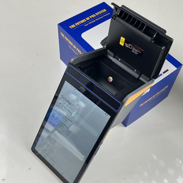 Android 12 Smart POS 16GB Rom POS Android Machine 8 Inch With Type C Card Slot
