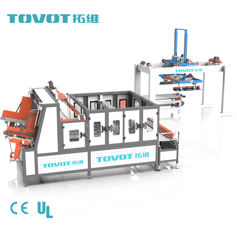 Fully Automatic Packaging Line Equipment 8-12boxes/Min CE UL Certified