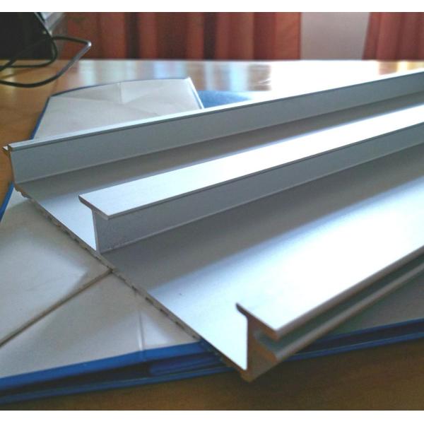 Штранг-прессование Матт анодированное серебром алюминиевое профилирует алюминиевую доску для справляться