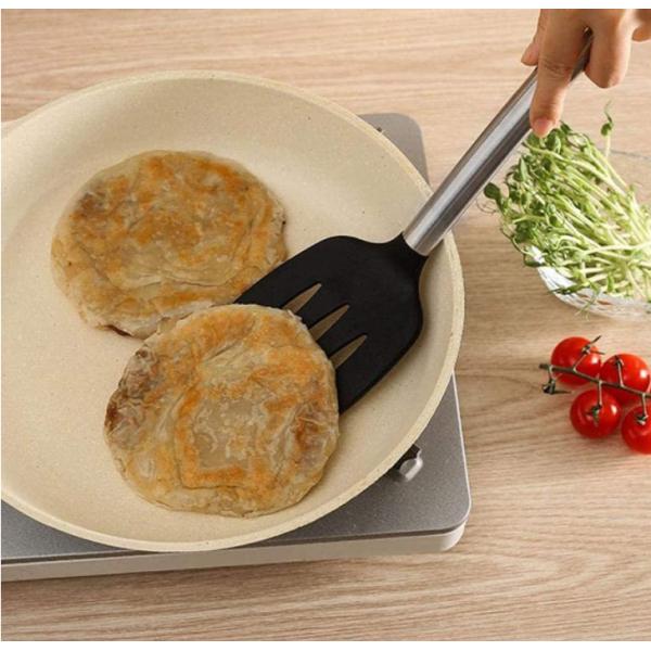 9 Pieces Silicone Cooking Kitchen Utensils Set with Storage holder.