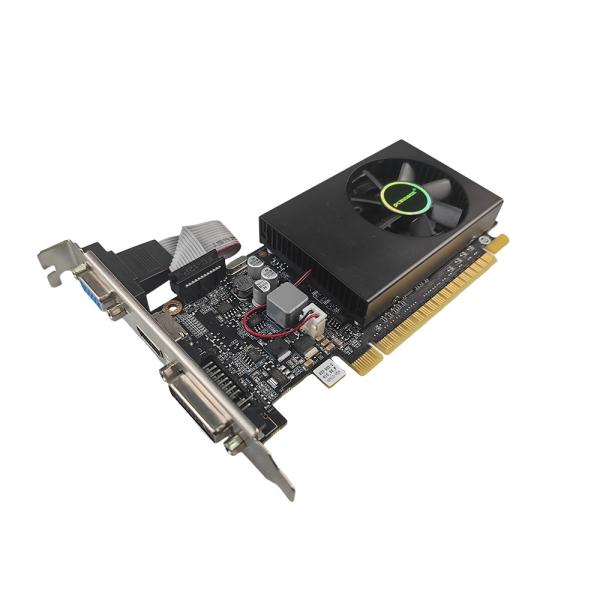 Tarjeta gráfica PCWINMAX GT 705 2GB 64Bit Tarjeta de vídeo de escritorio GPU de bajo perfil con soporte Tarjeta de vídeo GT705 original