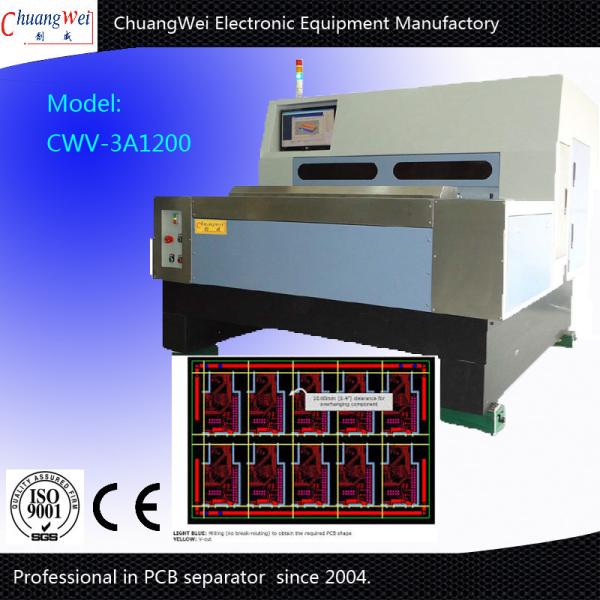 V Cut PCB Depaneling Machine / PCB Separate 2mm Blade Thickness