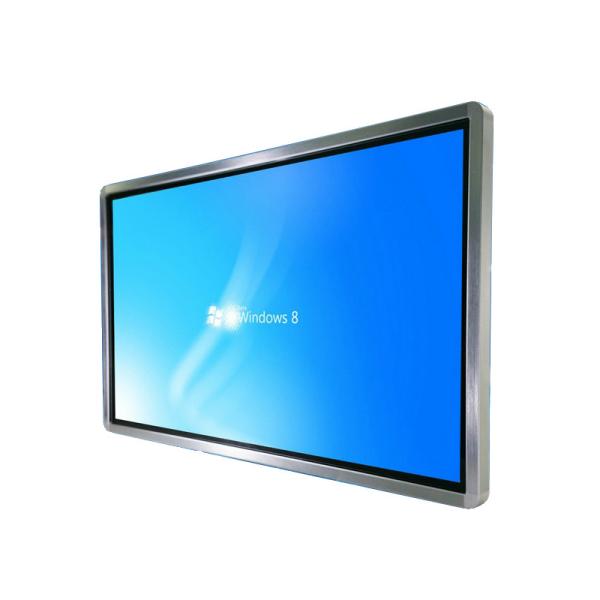 450cd/m2 Digital Signage Screens , 86 Inch Wall Mount White Board Anti Glare Glass