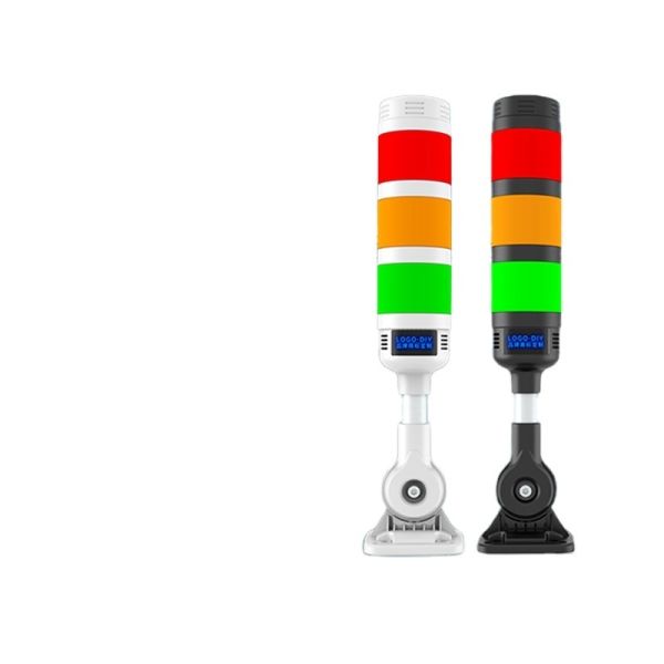 Luz de señal de máquina RYG con cable de 0.5m, DC 12V, IP54, para máquina CNC