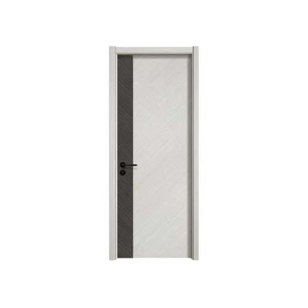 Sound Insulation MDF Wooden Door 43mm Thick PVC Interior Doors With Frames