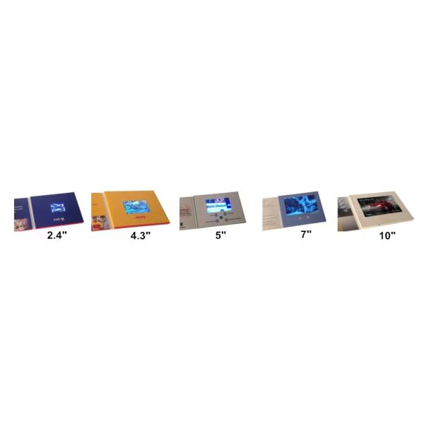 Electronic multimedia LCD Video Brochure , automatic video booklet for business