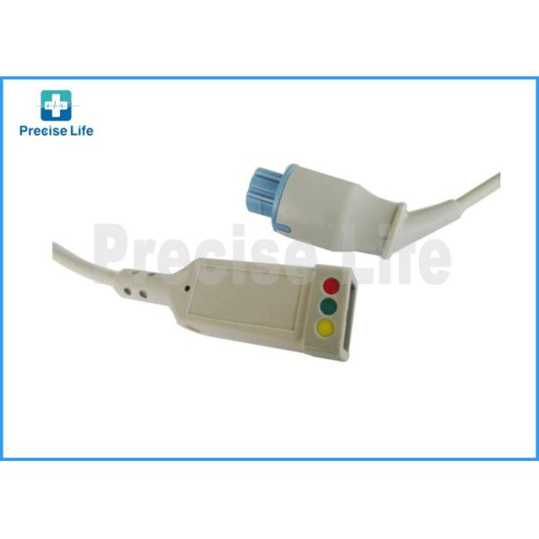 Кабель 3 хобота datex-Ohmeda 545307 ECG водит вокруг 10 таблицы расцветки штыря AHA/IEC