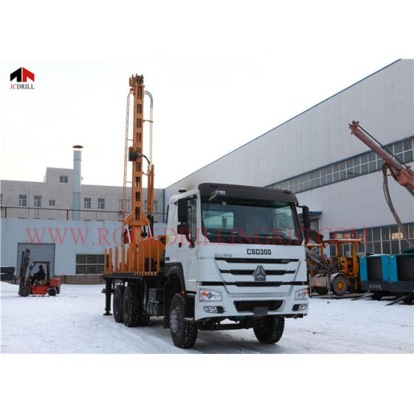 76MM Drill Pipe 300m Hydraulic Borehole Drilling Rig