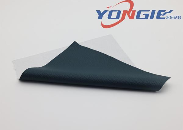 Smooth Wear Resistant PVC Leather Material Inflaming Retarding PVC Faux Leather Fabric