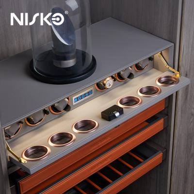 Automatic Wardrobe Storage Watch Winder Display Organizer