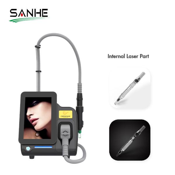 High Power Q Switched Nd Yag Laser Tattoo Removal Pigment Removal Machine With 532Nm 1064Nm