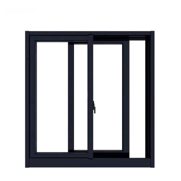 Customized Soundproof Double Glazed Aluminum Windows with High Security Lock System