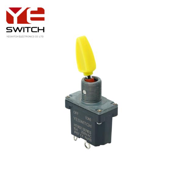 Single Pole Off-(ON) Industrial Toggle Switch With Solder Terminal For Heavy Duty Machine 