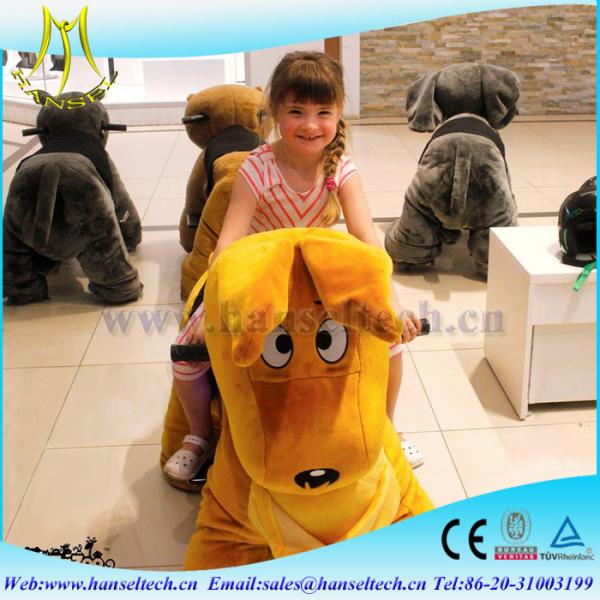 Hansel ride on animal toy kawah with coin operated triceratops kiddie dinosaur rides and kids game rides