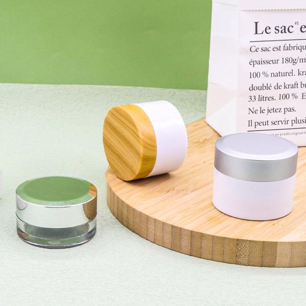 Luxury Delicate Plastic Cream Jars Eye Creams Empty Jars For Lotions And Creams