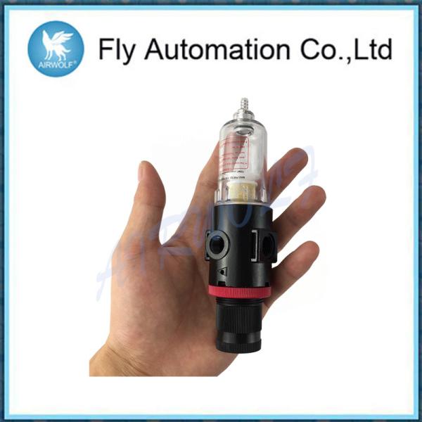 Pneumatic Black Air Compressor Filter Regulator Aluminum Alloy 1 / 4