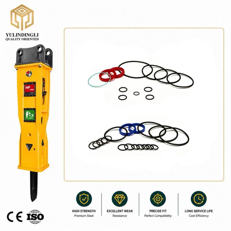 Indeco HP Series Seal Kit For Heavy Hammer Oil Leakage Repair And Pressure Recovery
