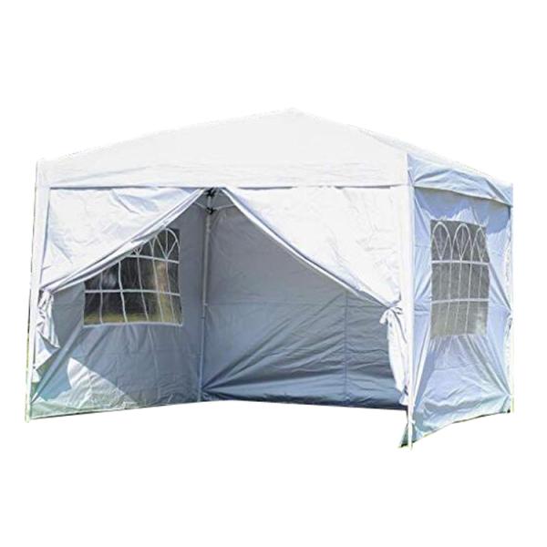 Waterproof White Pop Up Canopy Party Tent CMYK Heat Transfer Printing