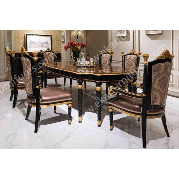 Marble dining table prices with chairs vintage furniture manufacturer list table TN-028A