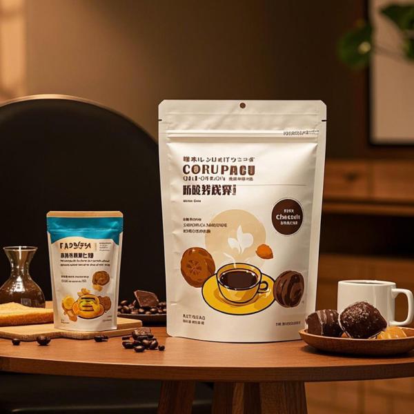 FDA Certified Food Packaging Bags With Stand Up Plastic Zipper  Custom Printed Durable Pouches