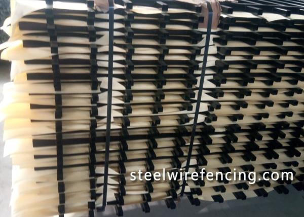 Security Automatic Driveway Gates , Residential Sliding Gates Tubular Fencing